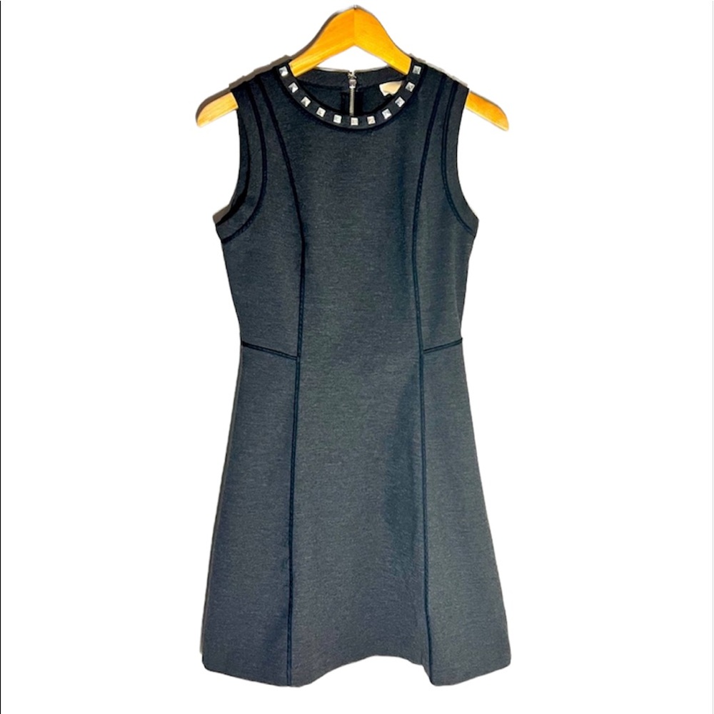 Michael | Michael Kors Dark Gray Sleeveless Dress